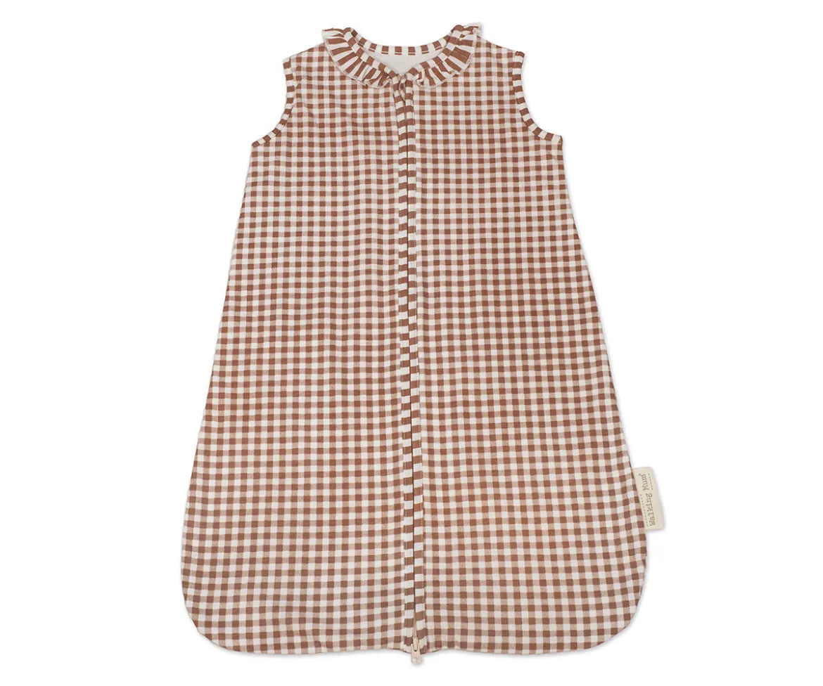 Saco Dormir Praliné Vichy Rayas Moka
