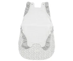 Saco Dormir Verano Little Bloom Flor Gris