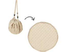 Saco Organic Noomad SOFT Reversible Play & Go Stripes Brown