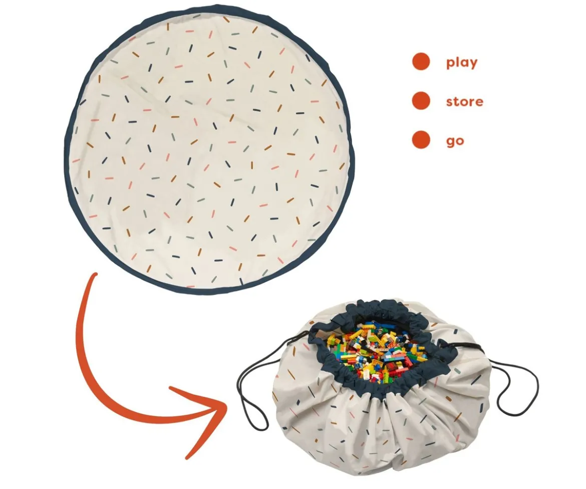 Saco Reversible Play & Go Noomad Confetti