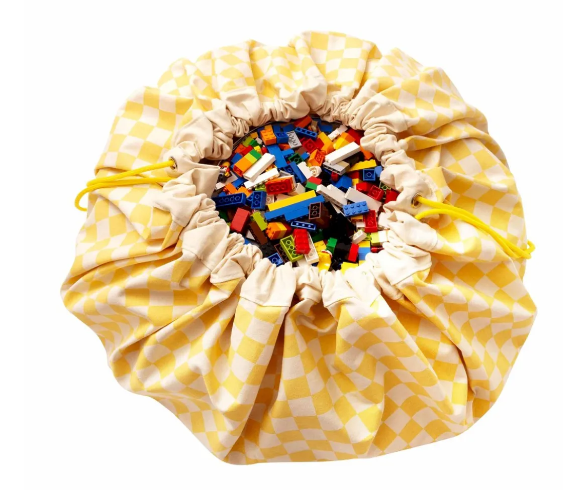 Saco Reversible Play & Go Noomad Vichy Yellow