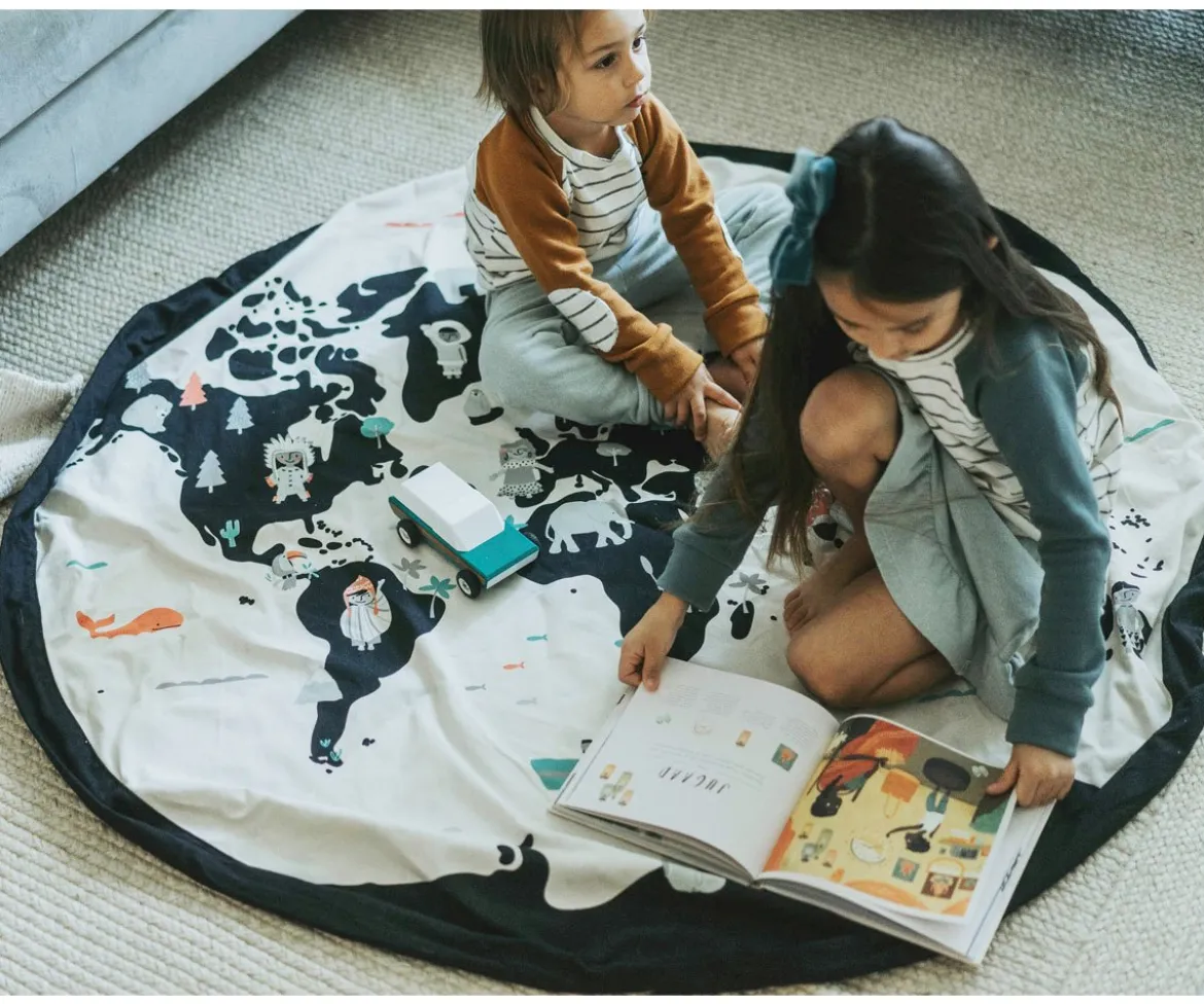 Saco Reversible Play & Go Noomad Worldmap