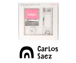 Sello Personalizado Arcoíris + Cinta Blanca para Ropa Oscura