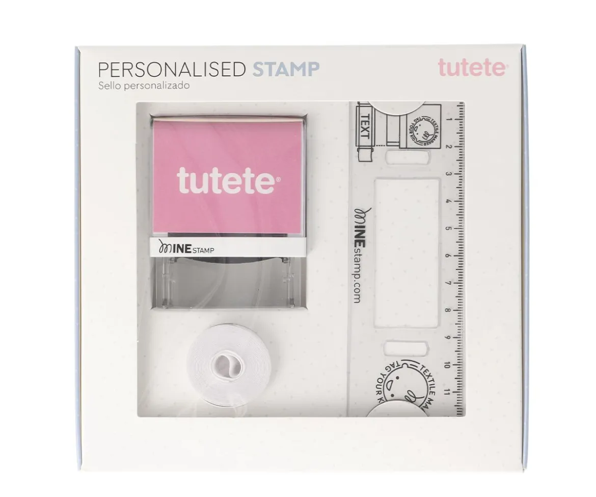 Sello Personalizado Ballet + Cinta Blanca para Ropa Oscura
