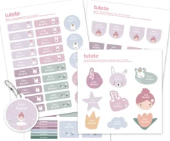 Sello Personalizado Ballet + Combinado Termo y Pegatinas Ballet