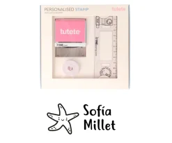 Sello Personalizado Estrella + Cinta Blanca para Ropa Oscura