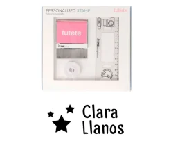 Sello Personalizado Estrellas + Cinta Blanca para Ropa Oscura