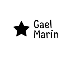 Sello Personalizado Gran Estrella + Cinta Blanca Ropa Oscura