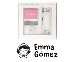 Sello Personalizado Little Red + Cinta Blanca para Ropa Oscura