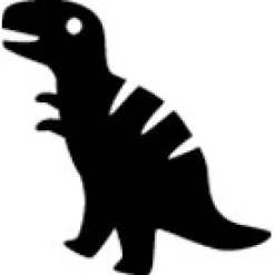 Sello Personalizado T-Rex + Cinta Blanca para Ropa Oscura