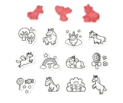 15 Sellos Unicornios