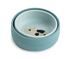 Set 2 Bol de Silicona Dotti Blue
