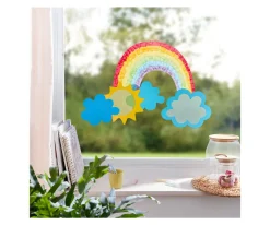 Set Creativo Aprender a Pegar Imagen para Ventanas Arco Iris
