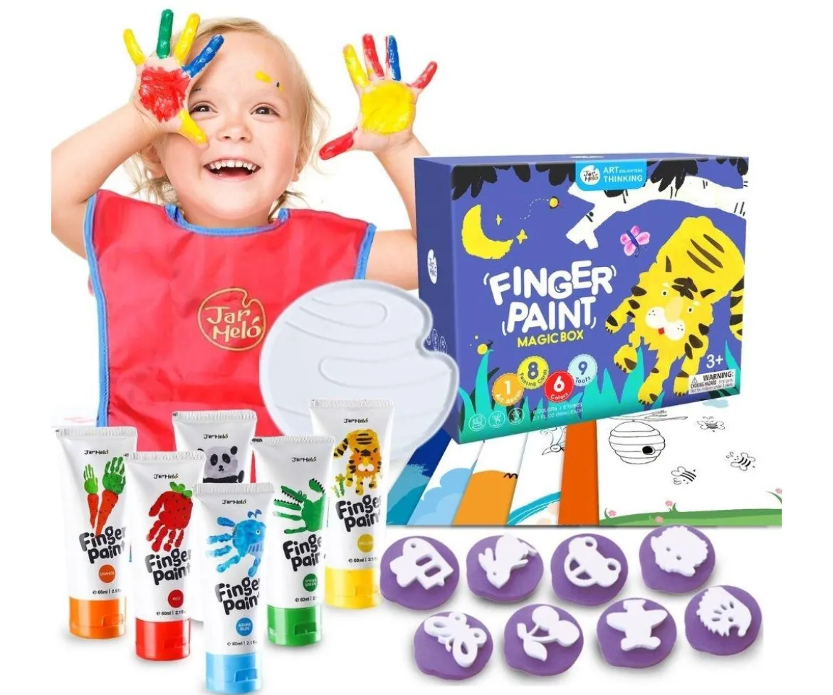 Set Creativo Pintura de Dedos Magic Box