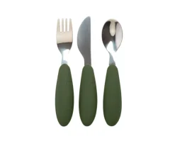 Set 3 Cubiertos BIBS Hunter Green