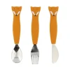 Set 3 Cubiertos Silicona Mr. Fox