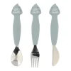 Set 3 Cubiertos Silicona Mr. Shark