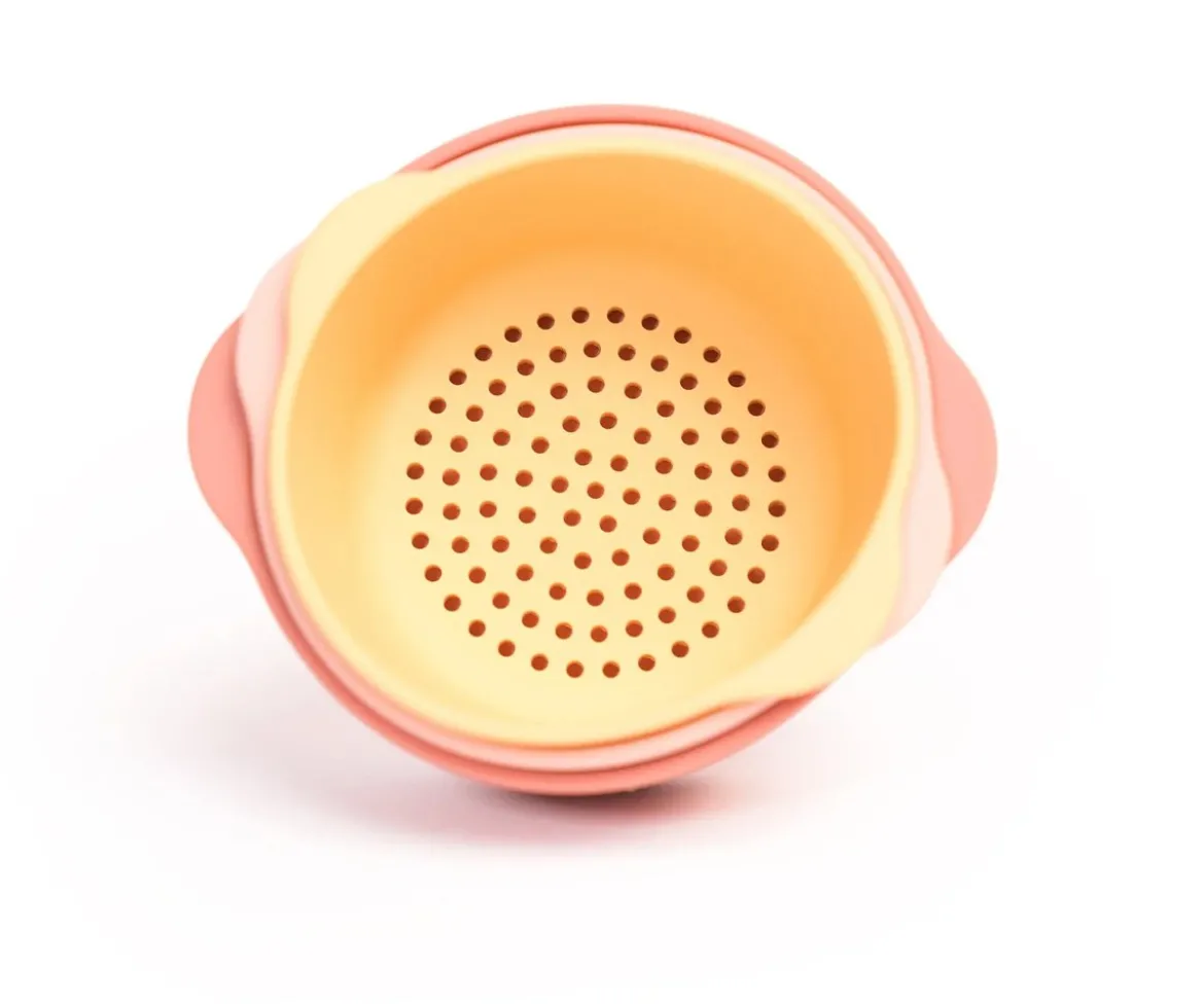 Set Cuencos Encajables Sensoriales Coral