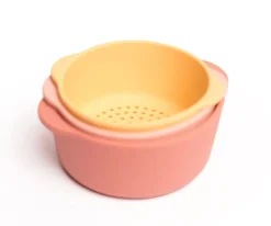Set Cuencos Encajables Sensoriales Coral