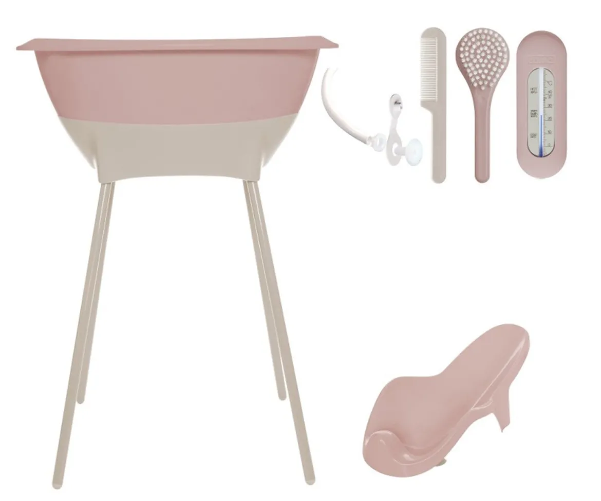Set de Bañera y Asiento Luma Blush Pink