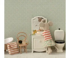 Set de Cepillo de Dientes en Bolsa Mouse Coral Stripe