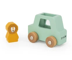 Set de Coches Madera Animales