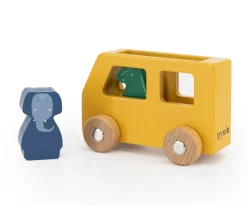 Set de Coches Madera Animales