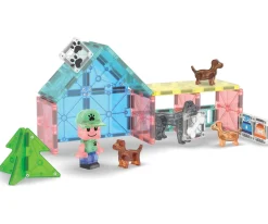 Set de Construcción Magna-Tiles Puppy Park 27 piezas