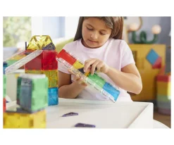 Set de Construcción Magna-Tiles Rail Racers Deluxe 90 piezas