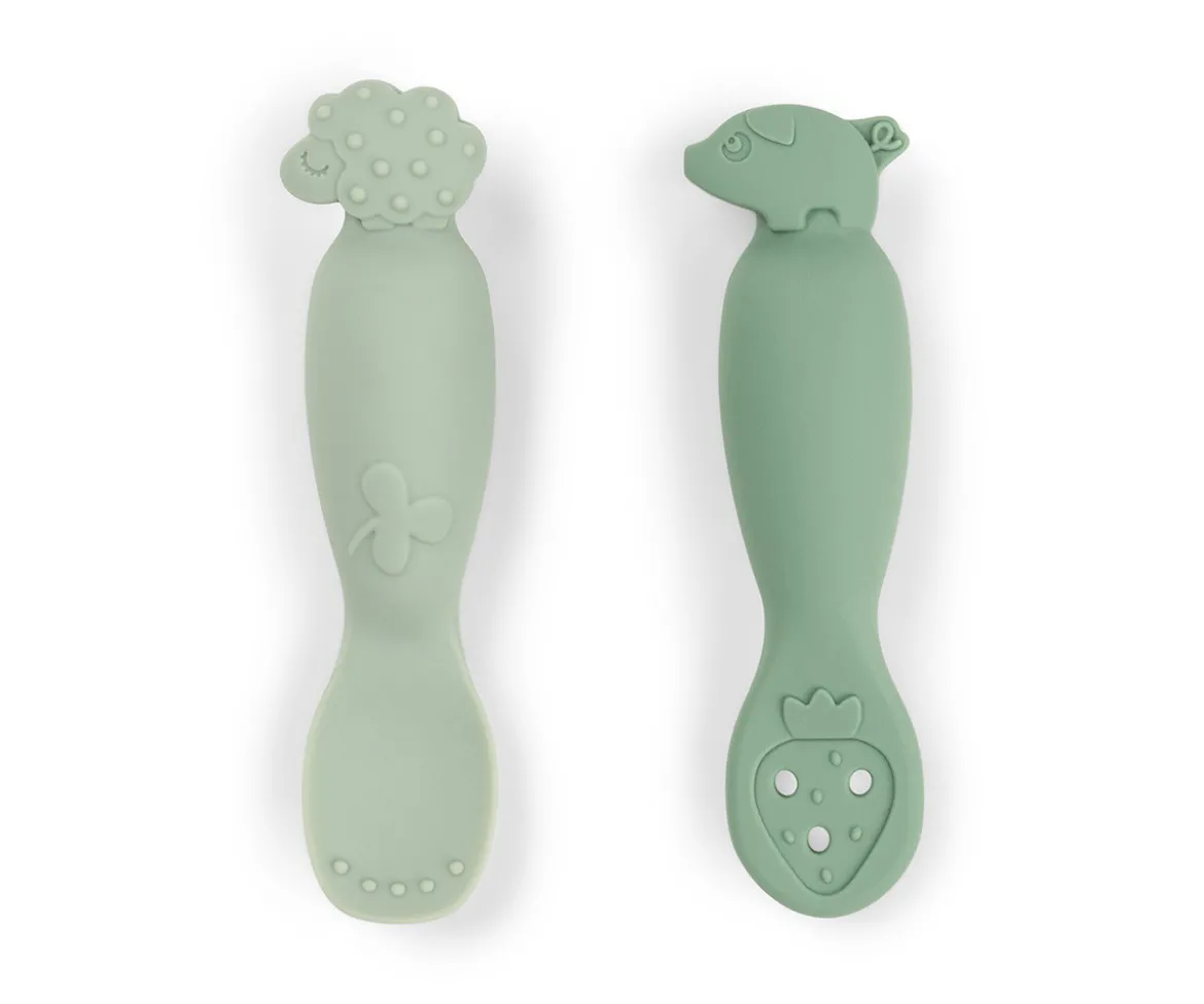 Set de Cucharas de Aprendizaje Tiny Farm Green