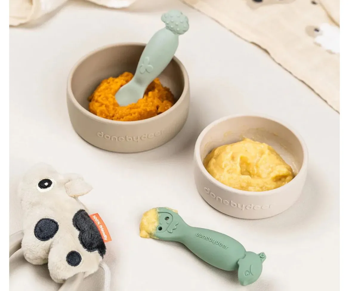 Set de Cucharas de Aprendizaje Tiny Farm Green