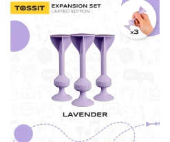 Set de 3 Dardos de Silicona con Ventosa Lavanda