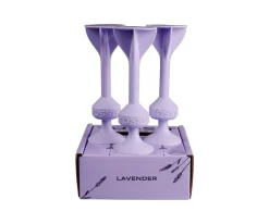 Set de 3 Dardos de Silicona con Ventosa Lavanda