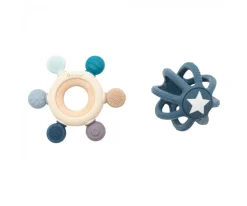 Set de Mordedores Sensoriales Silicona Blue