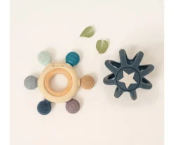 Set de Mordedores Sensoriales Silicona Blue