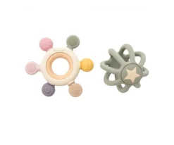 Set de Mordedores Sensoriales Silicona Pink