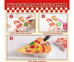 Set de Pintura de Espuma 3D Pizza
