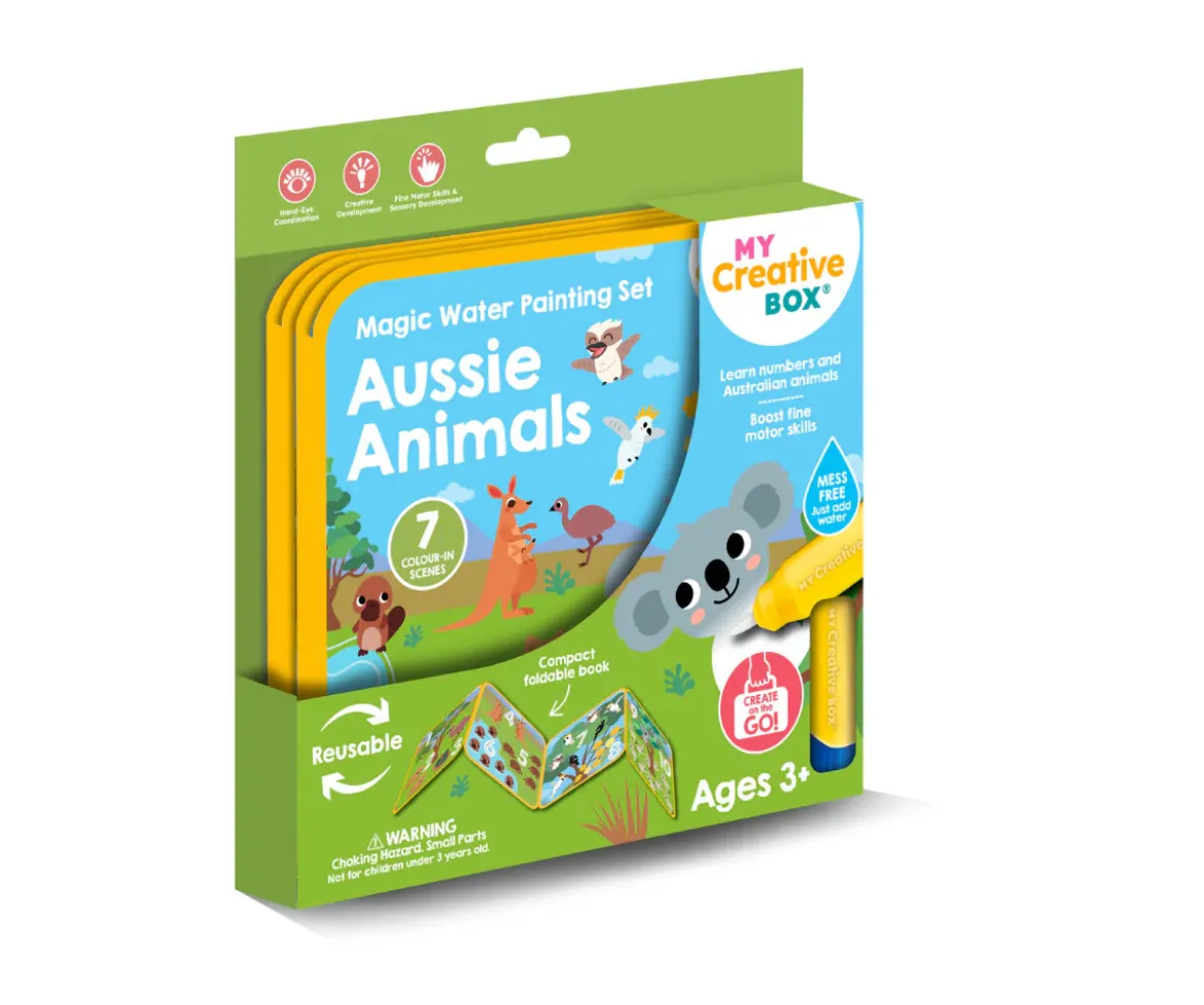 Set de Pintura Mágica con Agua Aussie Animals