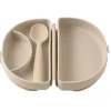 Set de Plato y Cuchara de Silicona Plegable Avena
