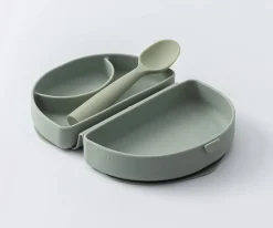 Set de Plato y Cuchara de Silicona Plegable Sage