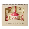 Set de Vajilla Infantil 4 Piezas Forest Pink
