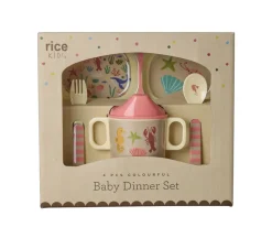 Set de Vajilla Infantil 4 Piezas Ocean Coral