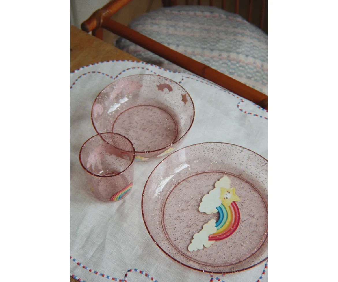Set de Vajilla Infantil Sparkly Rainbow