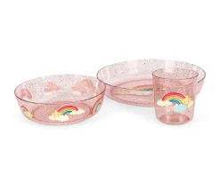 Set de Vajilla Infantil Sparkly Rainbow