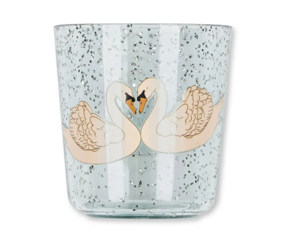 Set de Vajilla Infantil Sparkly Swan Blue