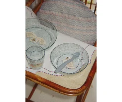 Set de Vajilla Infantil Sparkly Swan Blue