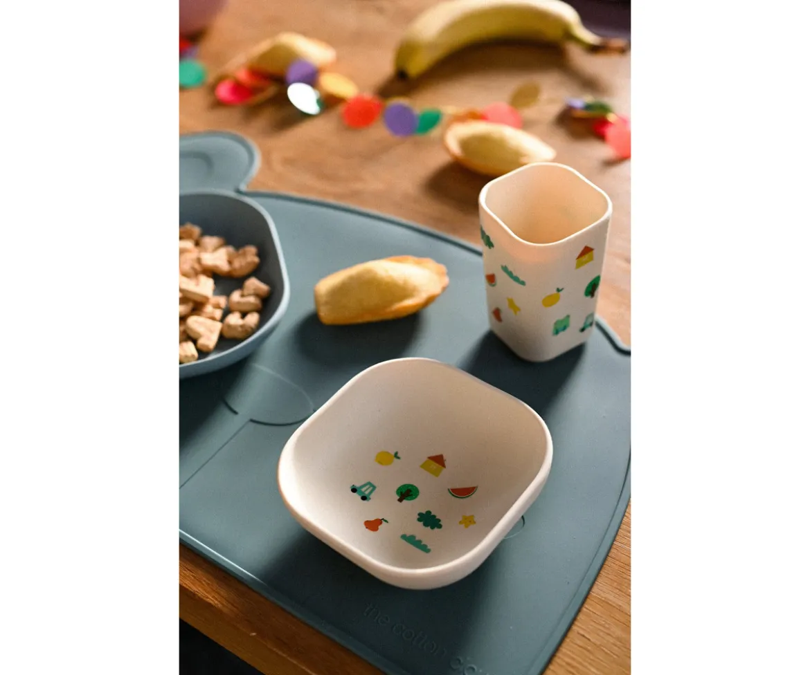 Set de Vajilla Tiny Bits Tangerine