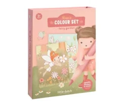 Set para Colorear Rosa Fairy Garden