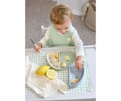 Set 3 Platos Silicona Happy Fruits Lemon