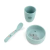 Set Primera Vajilla Stick & Stay Celebration Blue